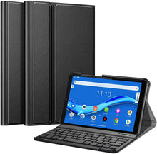 Load image into Gallery viewer, ProElite Detachable Wireless Bluetooth Keyboard flip case Cover for Lenovo Tab M8 HD/M8 2nd/3rd Gen FHD TB-8505F TB-8505X TB-8705F Tablet (Black)