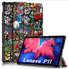 Load image into Gallery viewer, ProElite Smart Flip Case Cover for Lenovo Tab P11/P11 Plus 11 inch TB-J606F/J606X, Hippy