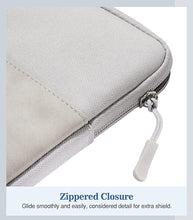 Load image into Gallery viewer, ProElite Polyester Tablet Sleeve Case Cover for Upto 11.5 inch for iPad 10.2/Pro 11/ iPad 9.7/ Samsung/Lenovo/Galaxy/Realme/Galaxy Tab A9 Plus/S7/S8/S9/Realme Pad 2/Honor Pad X9, Light Grey