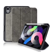 Load image into Gallery viewer, ProElite Smart PU Flip Case Cover for Apple iPad Mini 6 (8.3 inch 6th Gen) with Pencil Holder, Grey