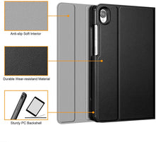 Load image into Gallery viewer, ProElite Detachable Wireless Bluetooth Keyboard flip case Cover for Lenovo Tab M8 HD/M8 2nd/3rd Gen FHD TB-8505F TB-8505X TB-8705F Tablet (Black)