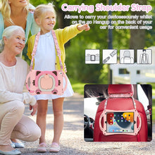 Load image into Gallery viewer, ProElite Tough Kids case Cover for Apple iPad 10.2" 9th Gen (2021) / 8th Gen / 7th Gen with Rotating Kickstand & Shoulder Strap, Pink