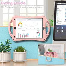 Load image into Gallery viewer, ProElite Tough Kids case Cover for Apple iPad 10.2" 9th Gen (2021) / 8th Gen / 7th Gen with Rotating Kickstand & Shoulder Strap, Pink