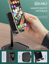 Load image into Gallery viewer, Kakusiga ABS Holder Stand for Mobile & Samsung Lenovo Huawei Honor Apple Tablets (4" to 11"), White