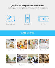 Load image into Gallery viewer, Srihome SH025 Pan/Tilt Wireless WiFi 2MP Full HD 1080p IP Security Camera CCTV with Auto Tracking