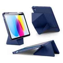 Load image into Gallery viewer, ProElite Versatile Tablet Stand case for Apple iPad A16 10th/11th Gen Case, Smart flip Case with Stable Stands with Pencil Holder for iPad A16 10th/11th Gen, Dark Blue
