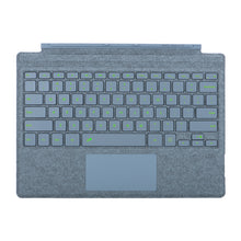 Load image into Gallery viewer, ProElite Keyboard for Microsoft Surface Pro 3/Pro 4/Pro 5/Pro 6/Pro7/Pro 7+ Keyboard, Detachable Wireless Bluetooth Keyboard Surface Pro 3/4/5/6/7/7+ with Built-in 7-Colors Backlit, ICY Blue
