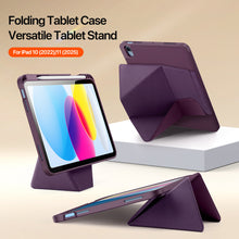 Load image into Gallery viewer, ProElite Versatile Tablet Stand case for Apple iPad A16 10th/11th Gen Case, Smart flip Case with Stable Stands with Pencil Holder for iPad A16 10th/11th Gen, Wine Red
