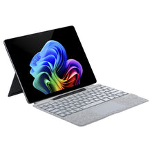 Load image into Gallery viewer, ProElite Keyboard for Microsoft Surface Pro 8/Pro 9/Pro 10/Pro 11/X, Detachable Wireless Bluetooth TouchPad Keyboard Surface Pro 8/9/10/11/X with Pencil Holder &amp; Built-in 7-Colors Backlit, Light Grey
