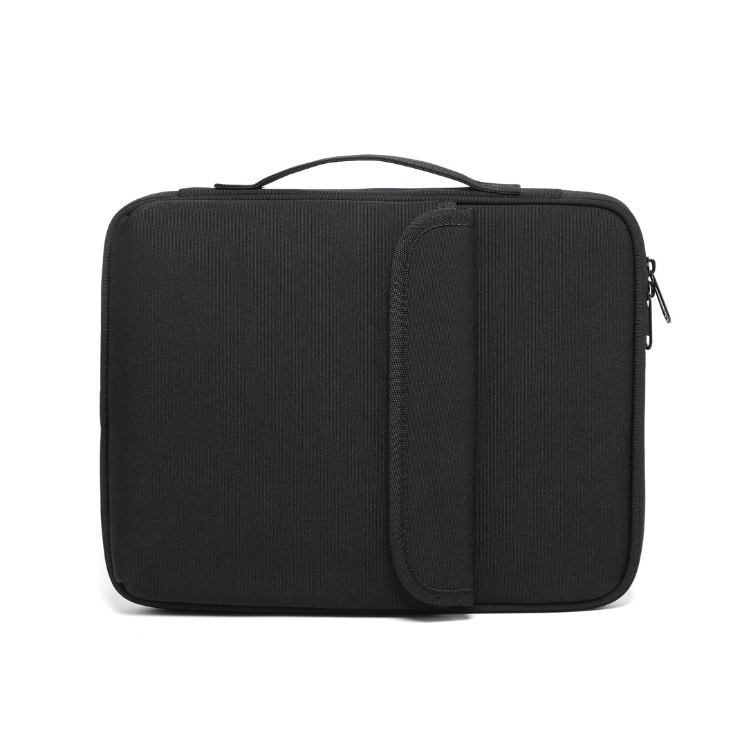 ProElite Polyster Tablet Sleeve Case Upto 11.5 inch with Front Pocket for iPad 10.2/10.9/Pro 11/Lenovo/Galaxy Tab A9 Plus/S7/S8/S9/Realme Pad/Redmi Pad/Mi Pad 7/Moto Tab G62/Oneplus Pad Tablet, Black