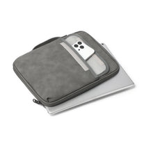 Load image into Gallery viewer, ProElite Polyster Tablet Sleeve Case Upto 11.5&quot; with Front Pocket for iPad 10.2/10.9/Pro 11/Lenovo/Galaxy Tab A9 Plus/S7/S8/S9/Realme Pad/Redmi Pad/Mi Pad 7/Moto Tab G62/Oneplus Pad Tablet, Dark Grey

