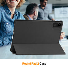 Load image into Gallery viewer, ProElite Case Cover for Xiaomi Redmi Pad 2 11 inch Case, Slim Trifold Flip case Cover for Xiaomi Redmi Pad 2 11 inch Tablet [Auto Sleep Wake Feature], Black
