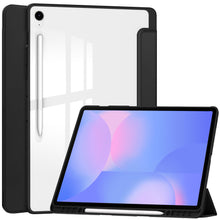 Load image into Gallery viewer, ProElite Cover for Samsung Galaxy Tab S10 FE Plus 13.1 inch Case, Smart Flip Case Cover for Samsung Galaxy Tab S10 FE Plus 13.1 inch Case, Black [Transparent Back]
