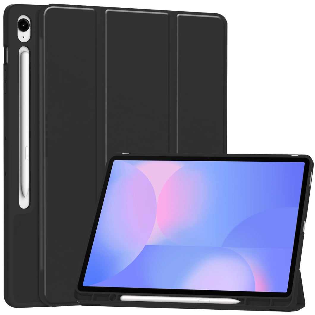 ProElite Cover for Samsung Galaxy Tab S10 FE Plus 13.1 inch, Soft Flexible Flip Case Cover for Samsung Galaxy Tab S10 FE Plus 13.1 inch Cover, [Recoil Series]- Black