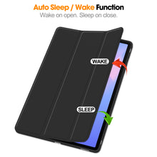 Load image into Gallery viewer, ProElite Cover for Samsung Galaxy Tab S10 FE Plus 13.1 inch, Soft Flexible Flip Case Cover for Samsung Galaxy Tab S10 FE Plus 13.1 inch Cover, [Recoil Series]- Black
