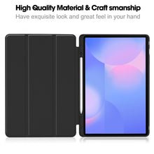 Load image into Gallery viewer, ProElite Cover for Samsung Galaxy Tab S10 FE Plus 13.1 inch, Soft Flexible Flip Case Cover for Samsung Galaxy Tab S10 FE Plus 13.1 inch Cover, [Recoil Series]- Black
