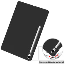 Load image into Gallery viewer, ProElite Cover for Samsung Galaxy Tab S10 FE Plus 13.1 inch, Soft Flexible Flip Case Cover for Samsung Galaxy Tab S10 FE Plus 13.1 inch Cover, [Recoil Series]- Black
