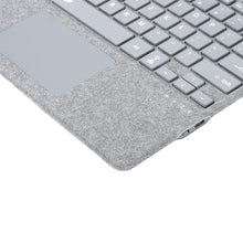 Load image into Gallery viewer, ProElite Keyboard for Microsoft Surface Pro 8/Pro 9/Pro 10/Pro 11/X, Detachable Wireless Bluetooth TouchPad Keyboard Surface Pro 8/9/10/11/X with Pencil Holder &amp; Built-in 7-Colors Backlit, Light Grey
