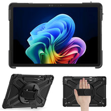 Load image into Gallery viewer, ProElite Cover for Surface Pro 12 inch Case, Rugged 3 Layer Armor case Cover for Surface Pro 12 inch with Hand Grip &amp; Rotating Kickstand with Shoulder Strap, Black
