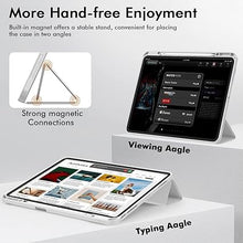 Load image into Gallery viewer, ProElite Smart Case for Apple iPad Mini 6/Mini 7 8.3 inch [Auto Sleep/Wake Cover] [Pencil Holder] [Soft Flexible Case] Recoil Series - Grey
