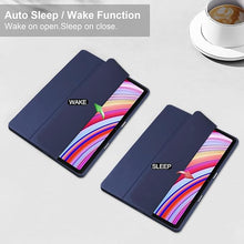 Load image into Gallery viewer, ProElite Case Cover for Redmi Pad Pro 12.1 inch Cover, Transparent Flip Case for Redmi Pad Pro 12.1 inch [Supports Auto Sleep Wake Function], Dark Blue

