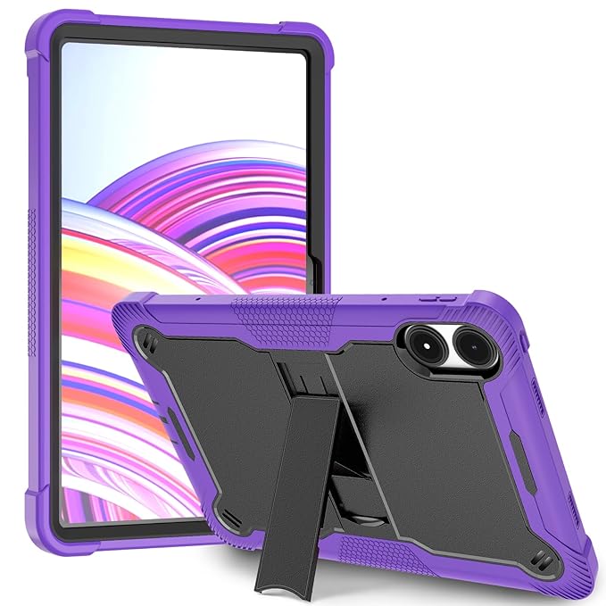 ProElite Cover for Redmi Pad Pro 12.1 inch Case, Rugged Shockproof Heavy Duty Back Case Cover for Redmi Pad Pro 12.1 inch, Purple