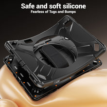 Load image into Gallery viewer, ProElite Cover for Samsung Galaxy Tab S12 Plus 12.6 inch 2026 Case, Rugged 3 Layer Armor case Cover for Galaxy Tab S12 Plus 12.6 inch with Hand Grip &amp; Rotating Kickstand with Shoulder Strap, Black
