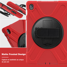 Load image into Gallery viewer, ProElite Cover for Samsung Galaxy Tab S10 FE Plus 13.1 inch, Rugged 3 Layer Armor case for Samsung Galaxy Tab S10 FE Plus 13.1 inch with Rotating Kickstand, Red
