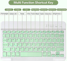 Load image into Gallery viewer, [Refurbished] ProElite Keyboard case for Xiaomi Mi Pad 6 11 inch, Magnetic Detachable Wireless Bluetooth Keyboard Built-in 7-Colors Backlit, Green
