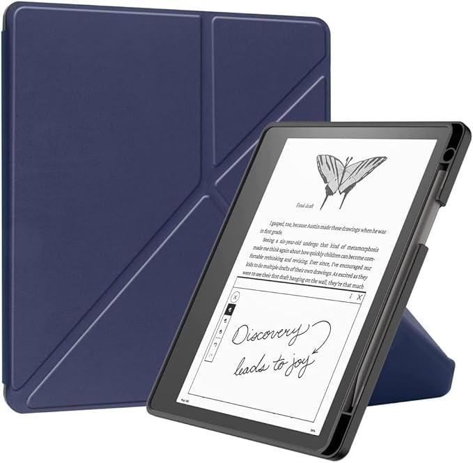 ProElite Cover Case for Kindle Scribe 10.2 inch Case, Smart Transformer Style Flip case Cover for Kindle Scribe 10.2 inch with Pen Holder, Dark Blue