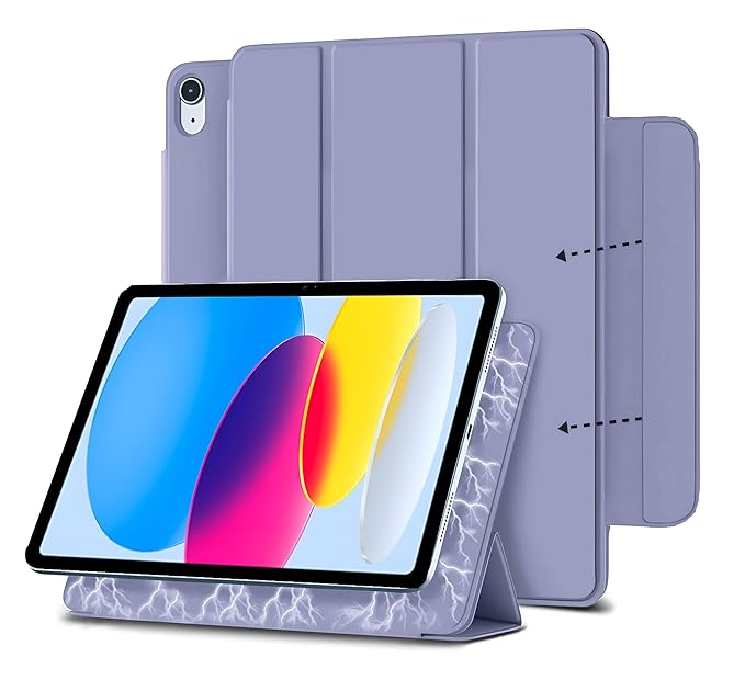 ProElite Case Cover for Apple iPad (A16) 11th/10th Gen (2025/2022) Cover, Smart Magnetic Case Cover for Apple iPad 11th/10th Generation 2025/2022, Lavender