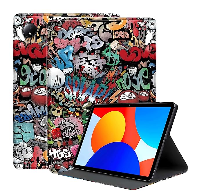 ProElite Book Cover Case for Redmi Pad SE 8.7 inch Cover, Smart flip case Book Cover for Redmi Pad SE 8.7 inch Tablet [Support Auto Sleep Wake Feature], Hippy