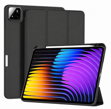 Load image into Gallery viewer, ProElite Cover for Xiaomi Mi Pad 7/7 Pro 11.2 inch Cover, Soft Flexible Flip Case Cover with Pen Holder for Xiaomi Pad 7/7 Pro 11.2 inch, Support Auto Sleep Wake, [Recoil Series] - Black
