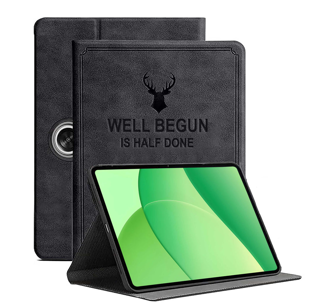 ProElite Case Cover for Oppo Pad SE 11 inch Case, Deer Flip case Cover for Oppo Pad SE 11 inch Case, Black