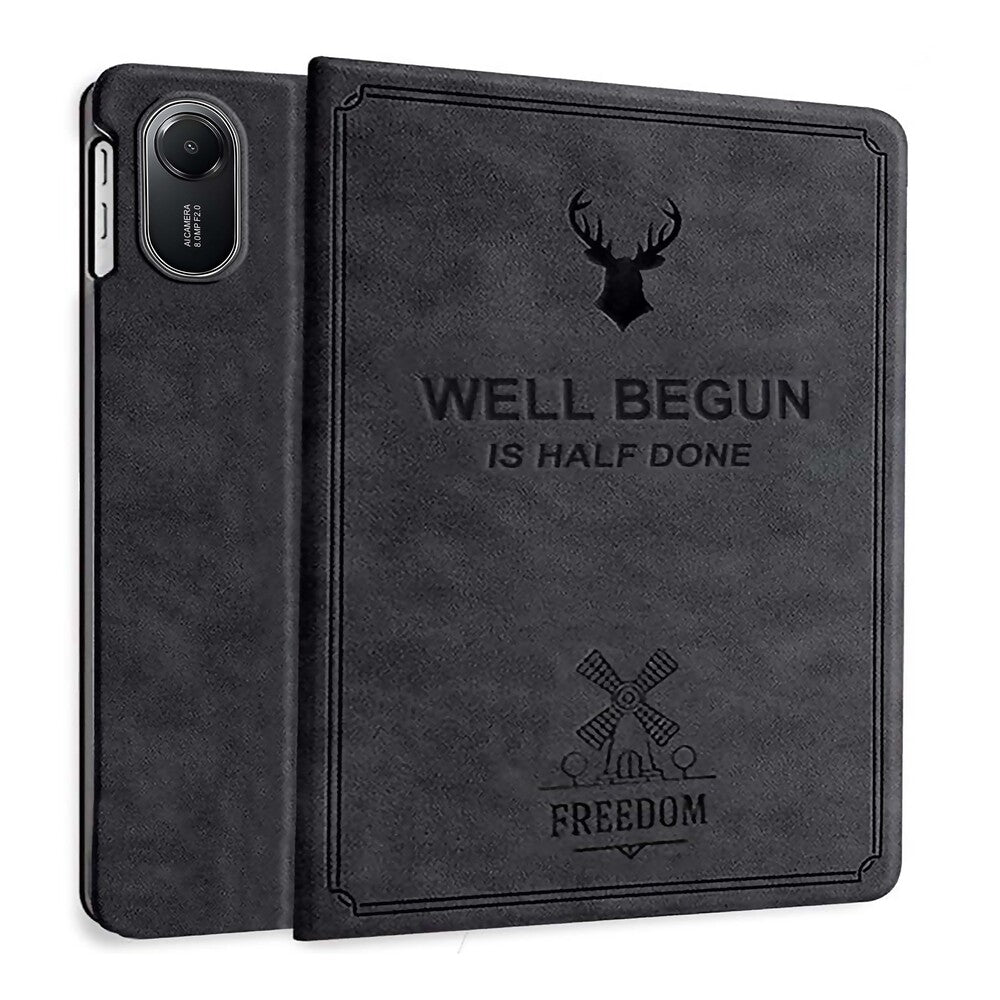 ProElite Case Cover for Xiaomi Redmi Pad 2 11 inch Case, Deer Flip case Cover for Xiaomi Redmi Pad 2 11 inch Case, Black