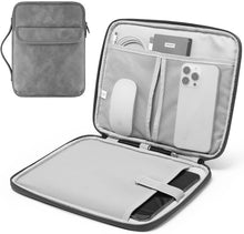 Load image into Gallery viewer, ProElite Polyster Tablet Sleeve Case Upto 11.5&quot; with Front Pocket for iPad 10.2/10.9/Pro 11/Lenovo/Galaxy Tab A9 Plus/S7/S8/S9/Realme Pad/Redmi Pad/Mi Pad 7/Moto Tab G62/Oneplus Pad Tablet, Dark Grey

