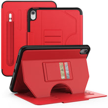 Load image into Gallery viewer, ProElite Cover Case for Apple iPad (A16) 11th/10th Gen (2025/2022) Case, Smart Magnetic Shockproof Protective Case with 5 Stable Stands with Pencil Holder for Apple iPad 11th/10th Gen, Red
