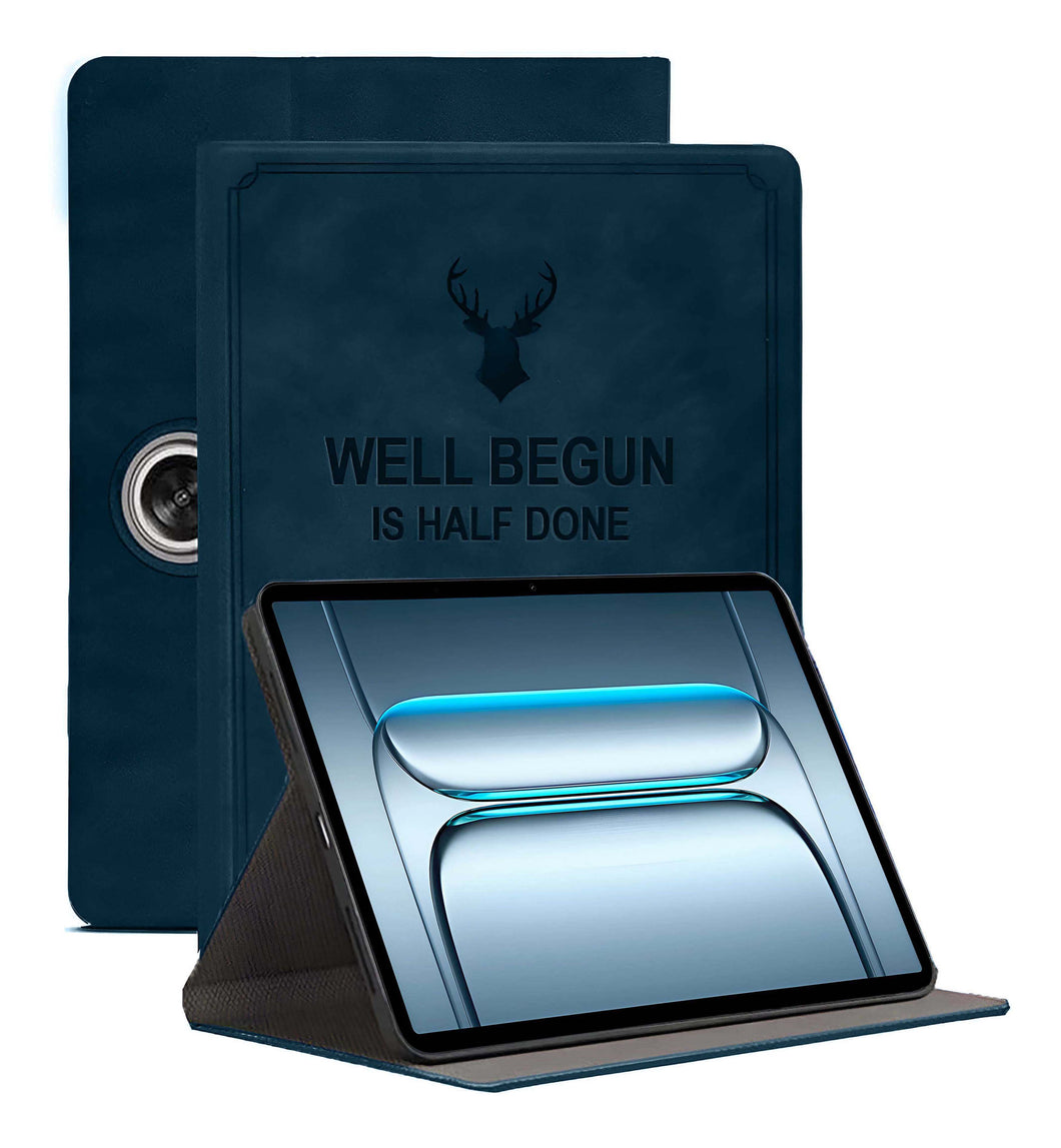 ProElite Case Cover for OnePlus Pad Lite 11 inch Case, Deer Flip case Cover for OnePlus Pad Lite 11 inch Case, Dark Blue