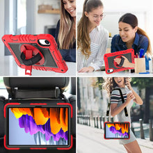Load image into Gallery viewer, ProElite for Xiaomi Redmi Pad 2 11 inch Case, Rugged 3 Layer Armor case Cover for Xiaomi Redmi Pad 2 11 inch Case with Hand Grip and Rotating Kickstand with Shoulder Strap, Red
