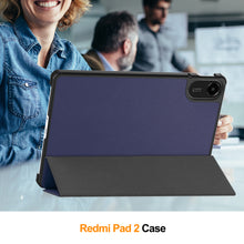 Load image into Gallery viewer, ProElite Case Cover for Xiaomi Redmi Pad 2 11 inch Case, Slim Trifold Flip case Cover for Xiaomi Redmi Pad 2 11 inch Tablet [Auto Sleep Wake Feature], Dark Blue
