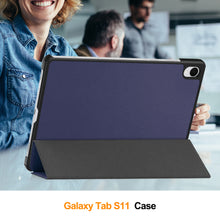 Load image into Gallery viewer, ProElite Case Cover for Samsung Galaxy Tab S11 11 inch Case, Slim Trifold Flip case Cover for Samsung Galaxy Tab S11 11 inch Case Tablet [Auto Sleep Wake Feature], Dark Blue

