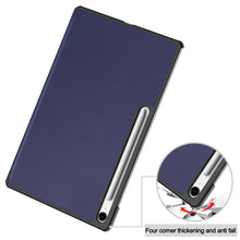Load image into Gallery viewer, ProElite Cover for Samsung Galaxy Tab S10 FE Plus 13.1 inch Cover Case, Smart Trifold Flip case Cover for Samsung Galaxy Tab S10 FE Plus 13.1 inch, Dark Blue

