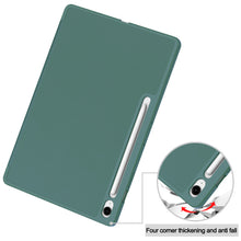 Load image into Gallery viewer, ProElite Cover for Samsung Galaxy Tab S10 FE Plus 13.1 inch, Soft Flexible Flip Case Cover for Samsung Galaxy Tab S10 FE Plus 13.1 inch Cover, [Recoil Series]- Dark Green

