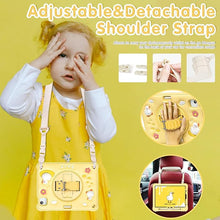 Load image into Gallery viewer, ProElite Cover for iPad Air 11 M3/M2 2025/2024/ Pro 11 4th/3rd Gen/Air 5/4 Gen 10.9 inch Case, Tough Bubble Kids Case with Pencil Holder with Rotating Kickstand &amp; Shoulder Strap, Yellow
