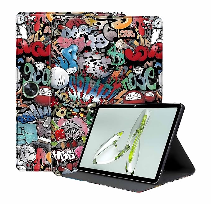 ProElite Book Cover for OnePlus Pad Go 11.35 inch Case, Smart flip case Book Cover for OnePlus Pad Go 11.35 inch [Support Auto Sleep Wake Feature], Hippy
