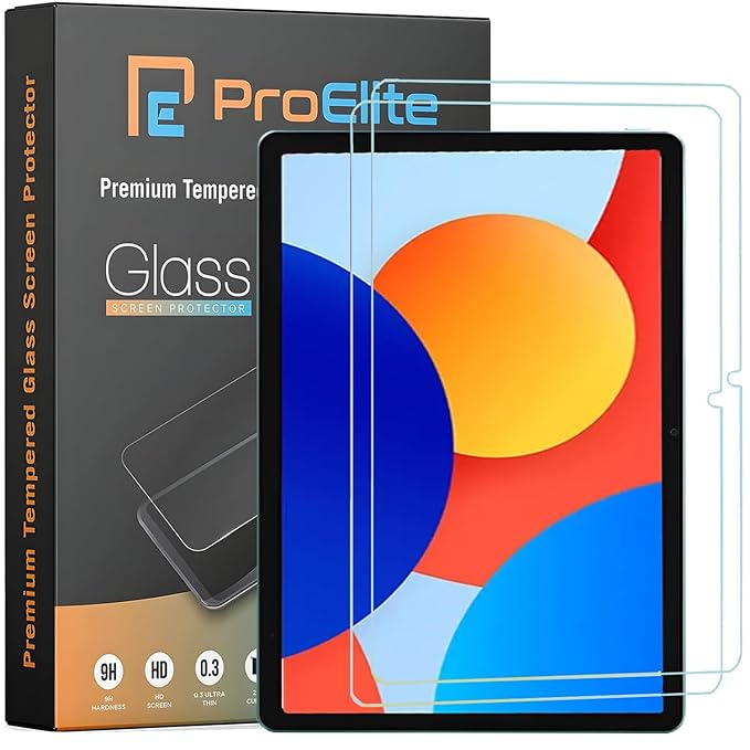 ProElite Screen Protector for Redmi Pad SE 8.7 inch Tablet, Premium Tempered Glass Screen Protector for Redmi Pad SE 8.7 inch [2-Pack].
