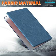 Load image into Gallery viewer, ProElite Case for MacBook Air 13 inch M2 2025/2024 M1 2021 2020 Release A2337 A2179 A1932 Model Touch ID, Fabric Material Hard Shell with Slim TPU Bumper and Fold Kickstand, Navy
