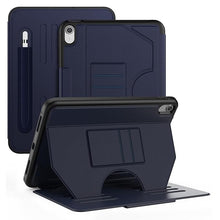 Load image into Gallery viewer, ProElite Cover Case for iPad (A16) 11th/10th Generation (2025/2022) Case, Smart Magnetic Shockproof Protective Case with 5 Stable Stands with Pencil Holder for Apple iPad 11th/10th Gen, Dark Blue

