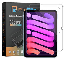 Load image into Gallery viewer, ProElite Screen Protector for Apple iPad Mini 6/Mini 7 8.3 inch, Premium Tempered Glass Screen Protector for Apple iPad Mini 6/Mini 7 8.3 inch model [2-Pack]
