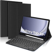 Load image into Gallery viewer, [Refurbished] ProElite Keyboard case Cover for Samsung Galaxy Tab A9 Plus 11 inch with S Pen Holder Magnetic Detachable Wireless Bluetooth Keyboard Case, Black
